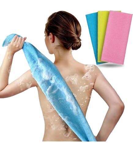 Amazon.com: Venus Beauty Bath Shower Exfoliating Towel Cloth Nylon